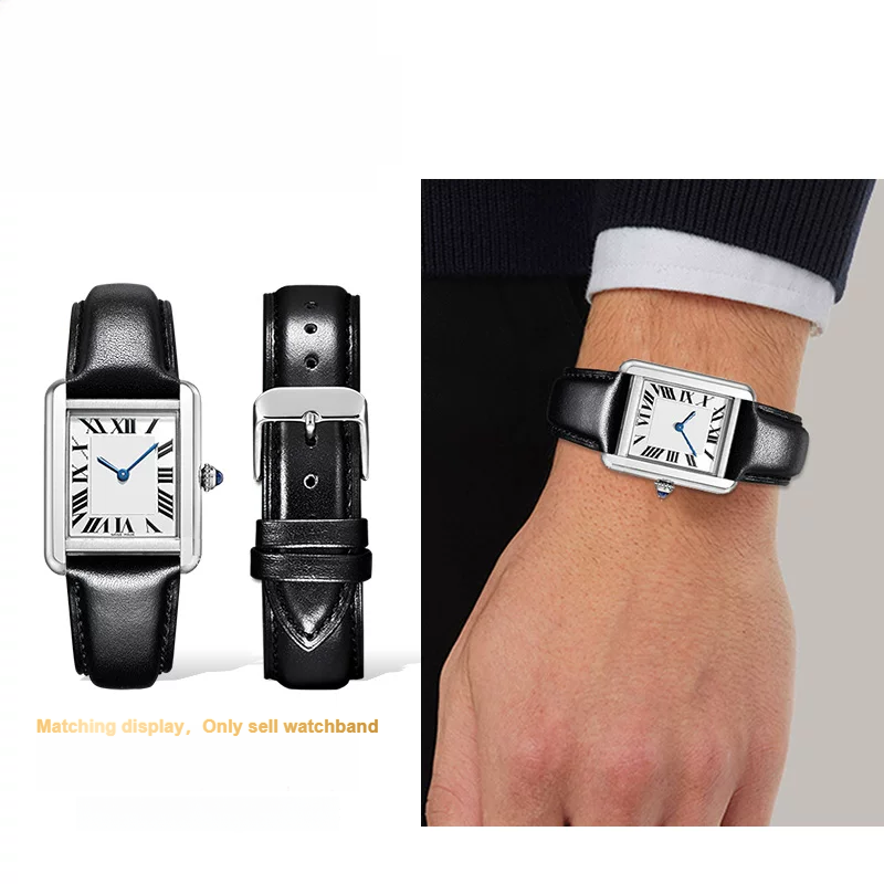 Men'S Accessories London - Correa de reloj de cuero genuino